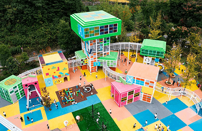 牧童案例 | 貴州息烽南山積木世界：給孩子一塊積木，他可以創造一個世界